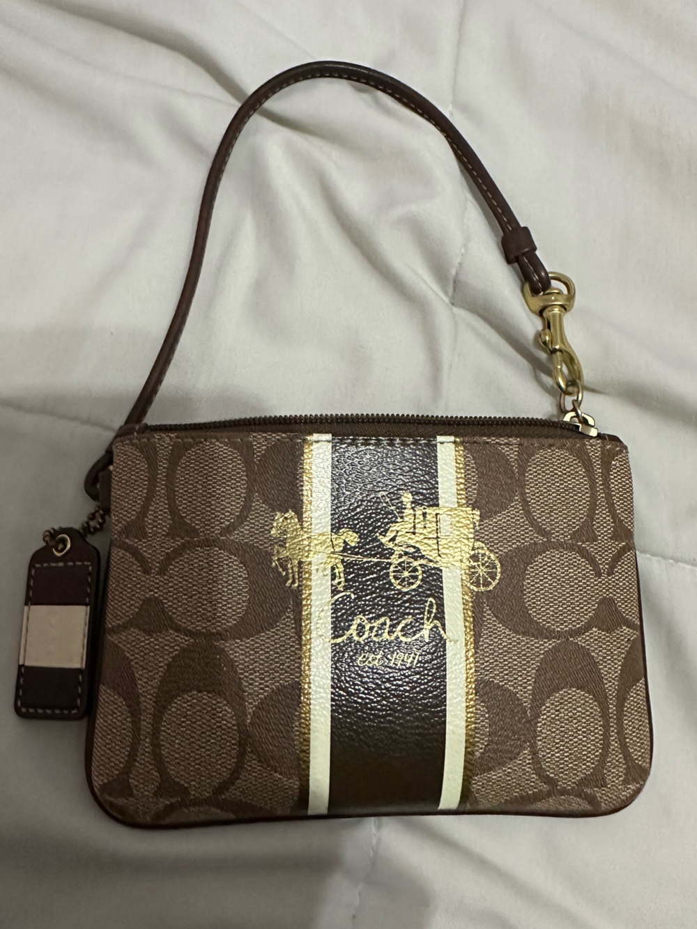 Coach Brown Signature Mini purse